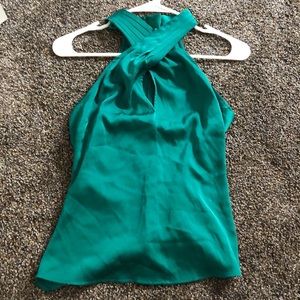 Designer guess green blouse